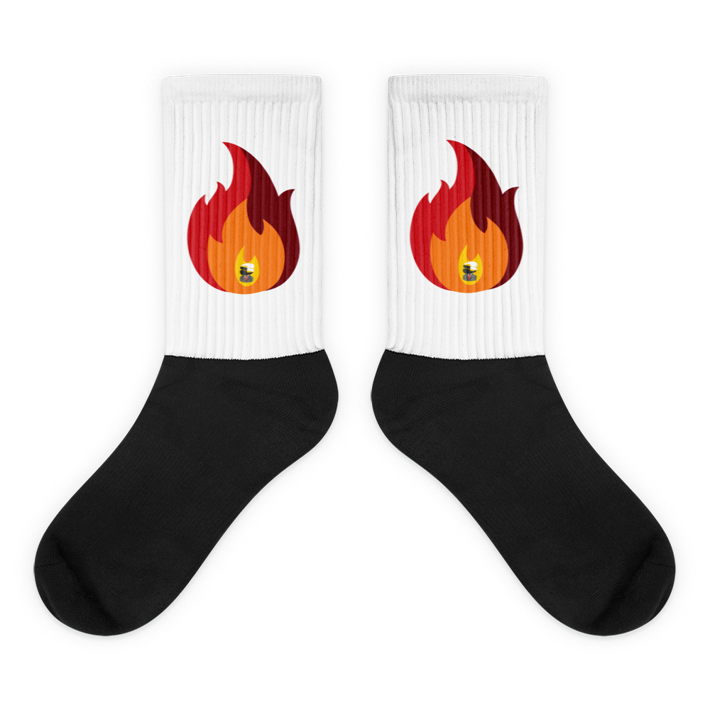 Split Fire Socks